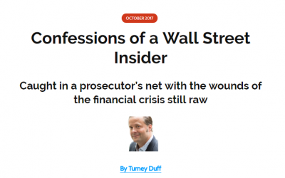 American Consequences – Caught in a prosecutor’s net with the wounds of the financial crisis still raw